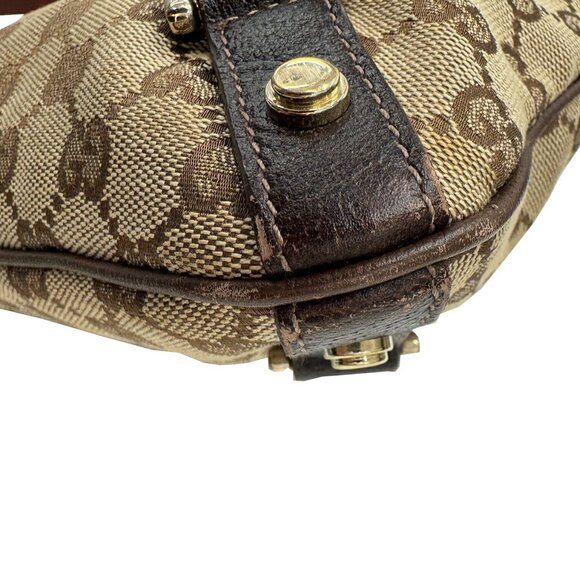 GUCCI Brown Leather Shoulder Bag - Picture 7 of 12